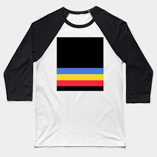 primary colours short (dark) Baseball T-Shirt